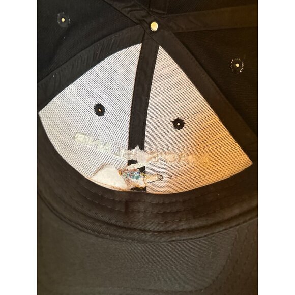 Macs Island Baseball Cap By Falcon Headwear Black Adjustable Strap Cotton Hat Au - Picture 7 of 7